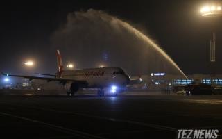 Тошкент халқаро аэропортига «Air Arabia» авиакомпаниясининг илк самолёти келиб қўнди