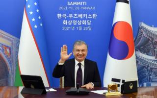Шавкат Мирзиёев Корея президенти билан қатор битимларни имзолади