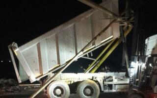 Юк автомобиллари сабабли газ қувурларига шикаст етди