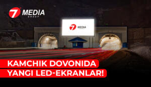 7Media Group Қамчиқ довонига янги LED экранларни ўрнатди