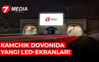 7Media Group Қамчиқ довонига янги LED экранларни ўрнатди