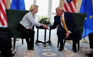 Трамп АҚШ ва Европа Иттифоқи ўртасидаги савдо келишувини эълон қилди
