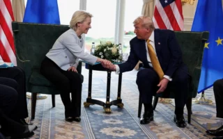 Трамп АҚШ ва Европа Иттифоқи ўртасидаги савдо келишувини эълон қилди