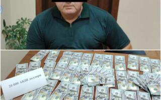Жиззахда ҳоким ўринбосари 20 минг доллар пора билан ушланди