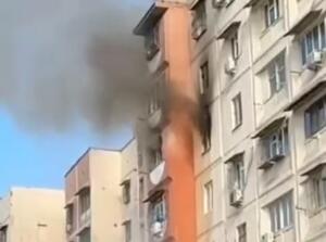 Тошкентда кўп қаватли уйда ёнғин содир бўлди