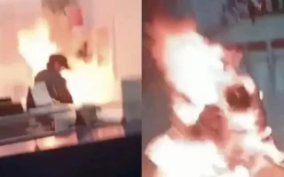 Олмаота аэропортида эркак нима учун ўзини ёқиб юборгани маълум бўлди