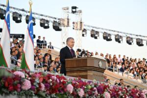 Янги Ўзбекистон боғида Мустақилликнинг 34 йиллиги нишонланмоқда