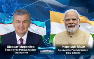 Мирзиёев ва Моди икки томонлама стратегик шериклик масалаларини кўриб чиқди
