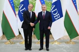 Шавкат Мирзиёев ОТБ президенти билан ҳамкорлик масалаларини кўриб чиқди