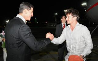 Машҳур Ferrari пилоти Шарл Леклер Тошкентга келди