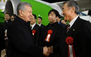 Шавкат Мирзиёев Японияга етиб келди