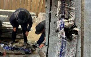 Самарқандда мармар тошлар орасига 37 кг ошиқ яширилган наркотик моддалар топилди