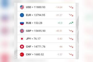 Ўзбекистонда доллар расмий курси тушиб кетди