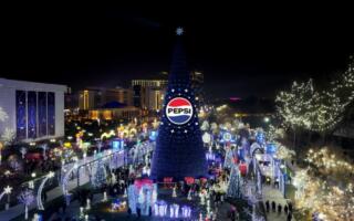 Пойтахтнинг бош арчаси Янги йилни рекорд даражадаги меҳмонлар сони билан қарши олди