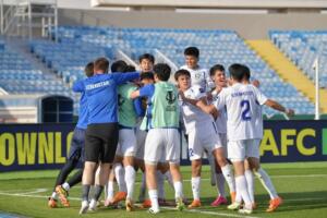 Ўзбекистон Жанубий Кореяни мағлуб этиб, Осиё кубоги U-23 чорак финал босқичига чиқди