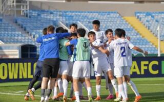 Ўзбекистон Жанубий Кореяни мағлуб этиб, Осиё кубоги U-23 чорак финал босқичига чиқди