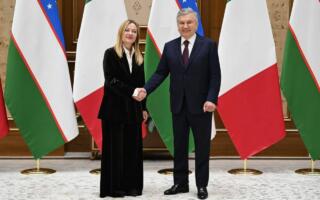 Шавкат Мирзиёев Италия Бош вазири билан учрашув ўтказди