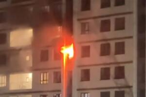 Тошкентдаги Akay City турар-жой мажмуасида ёнғин содир бўлди