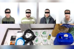 Юқори Чирчиқда нарколаборатория ташкил этган 4 нафар ёшлар ушланди