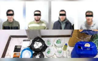 Юқори Чирчиқда нарколаборатория ташкил этган 4 нафар ёшлар ушланди