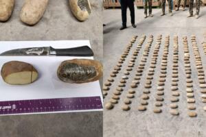 Сурхондарёда картошка кўринишида яширинган 72 кг наркотик модда фош қилинди