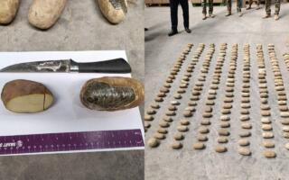 Сурхондарёда картошка кўринишида яширинган 72 кг наркотик модда фош қилинди