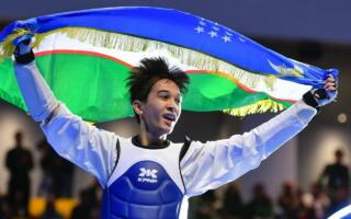 Таеквондочи Ёсинбек Одилов жаҳон чемпионатида олтин медални қўлга киритди