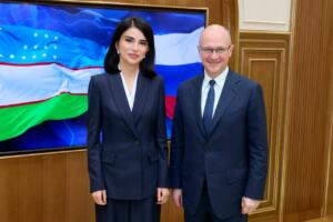 Саида Мирзиёева Россия президенти Администрацияси раҳбарининг биринчи ўринбосари билан учрашди