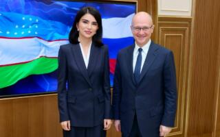 Саида Мирзиёева Россия президенти Администрацияси раҳбарининг биринчи ўринбосари билан учрашди