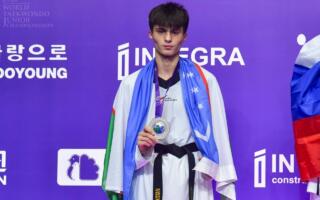 Ўзбекистонлик таэквондочи жаҳон чемпионатида кумуш медални қўлга киритди
