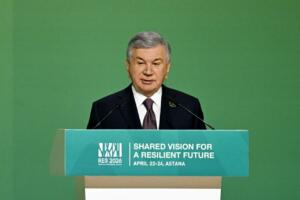 Шавкат Мирзиёев Қозоғистондаги Минтақавий экологик саммитда нутқ сўзлади