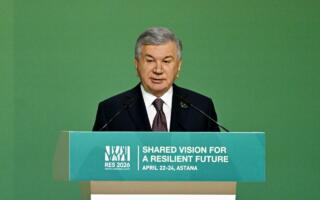 Шавкат Мирзиёев Қозоғистондаги Минтақавий экологик саммитда нутқ сўзлади
