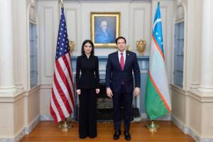 Саида Мирзиёева АҚШ давлат котиби Марко Рубио билан учрашди