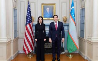 Саида Мирзиёева АҚШ давлат котиби Марко Рубио билан учрашди