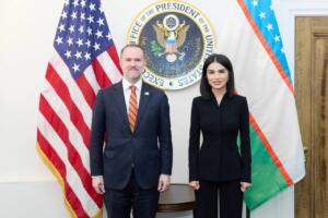 Саида Мирзиёева АҚШ Савдо вакили, элчи Жеймисон Грир билан учрашди