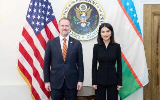 Саида Мирзиёева АҚШ Савдо вакили, элчи Жеймисон Грир билан учрашди