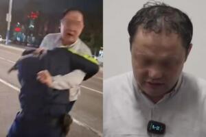 Тошкентда ЙТҲ содир этиб, ҳуқуқ-тартибот ходимини урган маст ҳайдовчига жиноий иш қўзғатилди