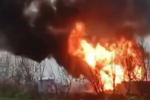 Сурхондарёда газ қуйиш шохобчаси портлади: жабрланганлар бор