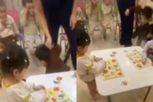 Навоийда боғча болаларини уриб, ҳақорат қилган тарбиячи ишдан бўшатилди