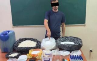 Тошкентда нарколаборатория ташкил этганлар фош бўлди