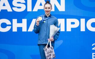 Ўзбекистонлик гимнастикачи Тахмина Икромова Осиё чемпионатида олтин медалга сазовор бўлди