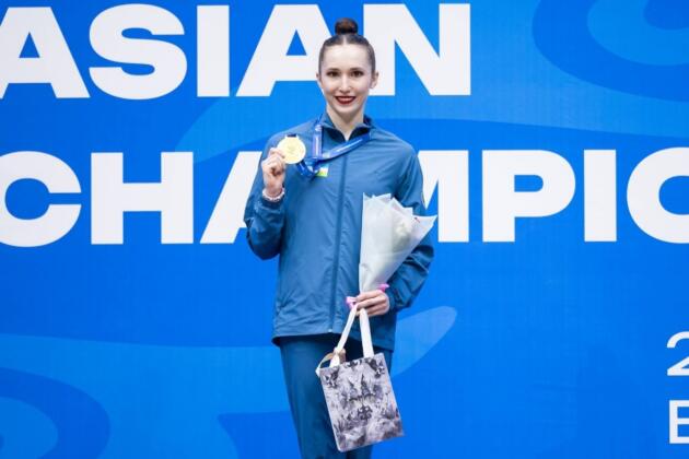 Ўзбекистонлик гимнастикачи Тахмина Икромова Осиё чемпионатида олтин медалга сазовор бўлди