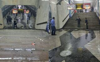 Тошкентдаги кучли ёмғирлар «Чорсу» метроси фаолиятига таъсир кўрсатмаган
