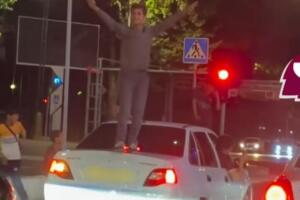 Тошкентда машина устида рақсга тушган вояга етмаганларга чора кўрилди