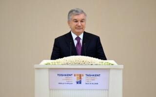 Шавкат Мирзиёевнинг бешинчи Тошкент халқаро инвестиция форумидаги нутқ сўзлади