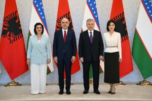 Шавкат Мирзиёев Албания президенти Байрам Бегайни кутиб олди