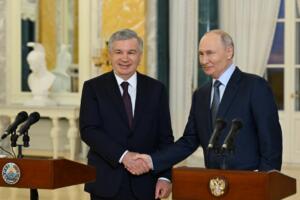 Мирзиёев ва Путин Ўзбекистондаги АЭСнинг биринчи энергия блоки қурилишига старт берди