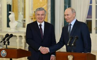 Мирзиёев ва Путин Ўзбекистондаги АЭСнинг биринчи энергия блоки қурилишига старт берди