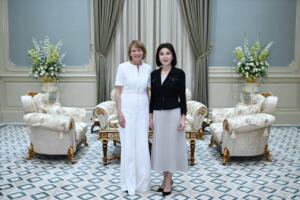Зироат Мирзиёева Германия биринчи хоними билан учрашди
