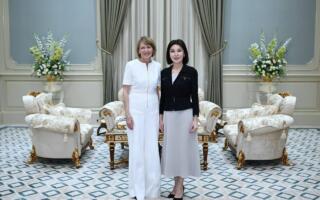 Зироат Мирзиёева Германия биринчи хоними билан учрашди